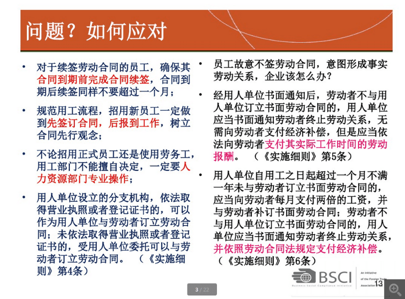 BSCI認(rèn)證勞動(dòng)合同 BSCI認(rèn)證勞動(dòng)合同